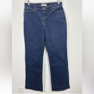 Levis 512 Perfectly Slimming Boot Cut Jeans Women's 12 Dark Wash Denim